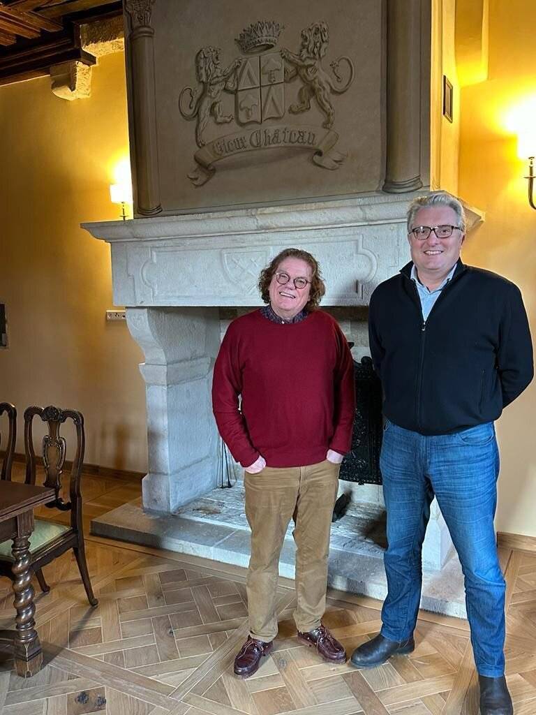 Ernst Loosen (links) und sein Partner Manoel Bouchet.